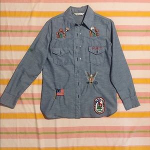 Vintage wranglers Women’s button up